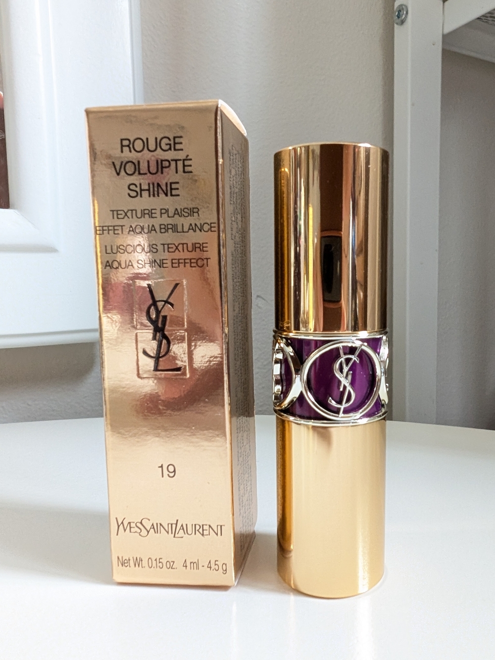 Yves Saint Laurent Rouge Volupté Shine Lipstick - Deep Purple